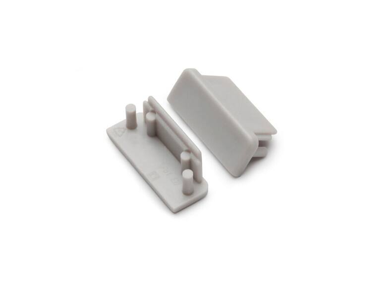 Koncovka WIRELI SURFACE14 šedá, pár