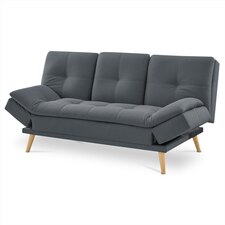 Trojmístná pohovka, šedá látka ASB-4720