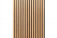Dekorační obkladový SLAT panel akustic Dub Olej Protipožární