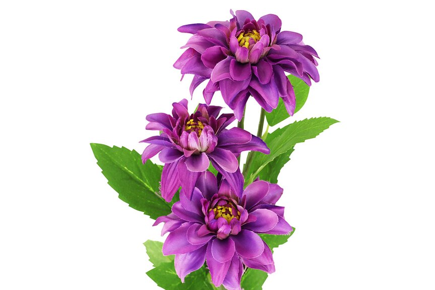 Jiřinka, barva purpurová KT7036 Květina umělá