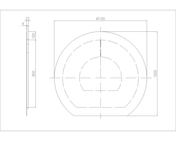 Zrcadlo SNAB STYLE O1100