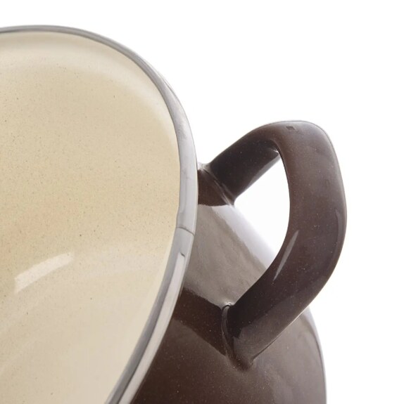 Kastrol smalt BROWN Lem 0,65 l