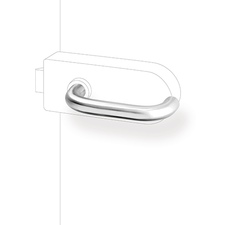 Una EasyClick klika pár bez rozet nerez kování na skleněné dveře