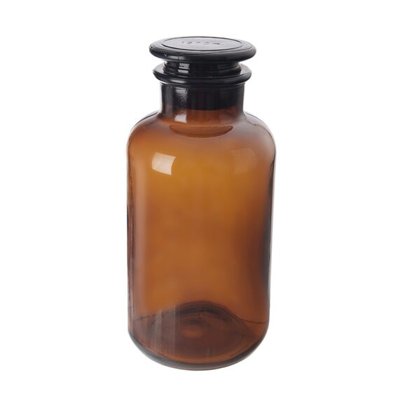 Dóza hnědé sklo 1 l