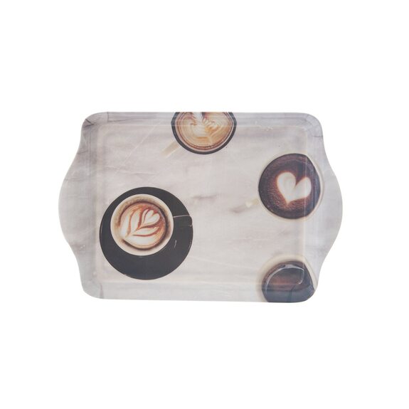 Tác melamin. servírovací káva 21,5x14,5 cm