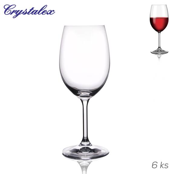 Sklenice Lara 0,45 l víno 6 ks