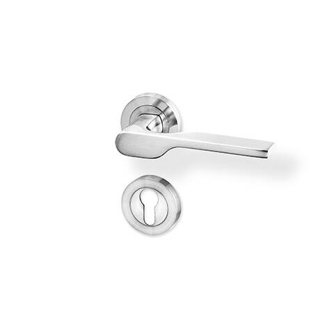 Rozetové kování Bronco R efekt nerez