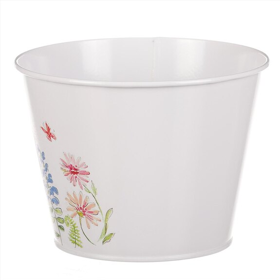 Kovový obal na květiny, květinový design OK6375-L