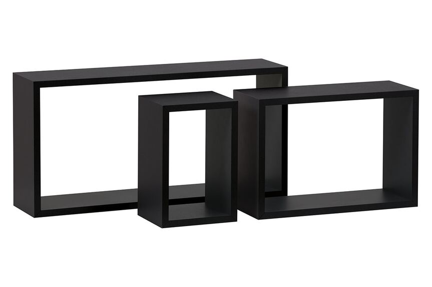 Nástěnná polička P-009 sada 3 ks