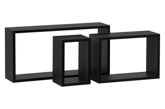 Nástěnná polička P-009 sada 3 ks