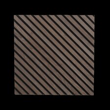 Dekorační obkladový SLAT panel akustic Diagonal Dub černý