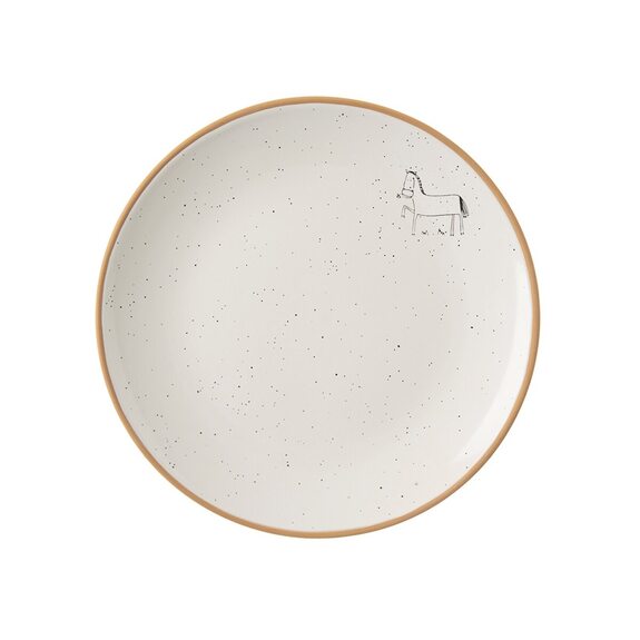 Talíř ker. dezertní STATEK kůň pr. 19,5 cm