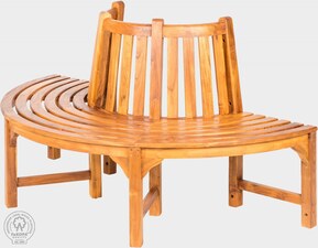 AGNES - kruhová lavice z teaku