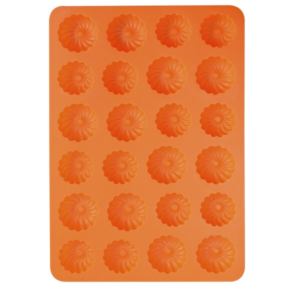 Forma silikon věnečky 24 oranžová