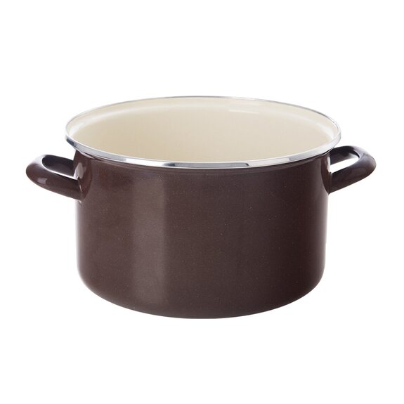 Hrnec smalt BROWN Lem 6,5 l