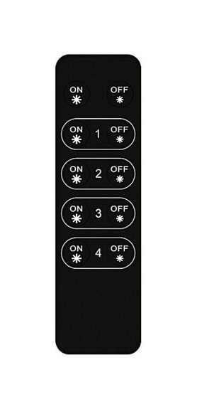 Tlačítkový čtyřzónový inteligentní dálkový ovladač