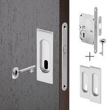 Mušle HR BB + zámek zadl. posuv BB matný chrom