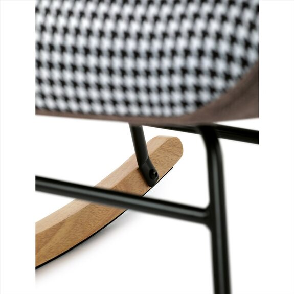 Křeslo houpací AK-374 PW2 potah patchwork látka