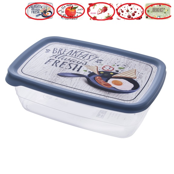 Dóza UH Trend Deco obdélník 1,2 l mix