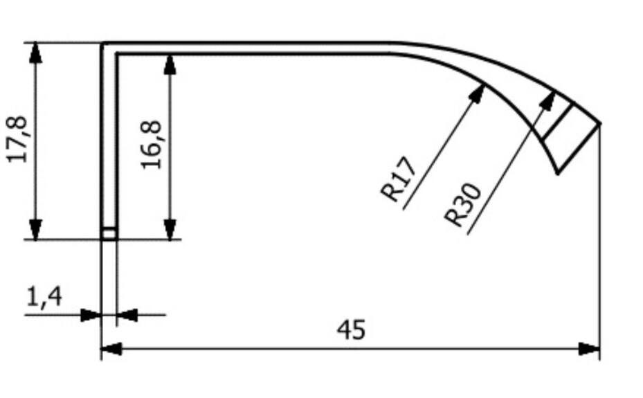 Úchytka UA02-0256-0276, černý mat.