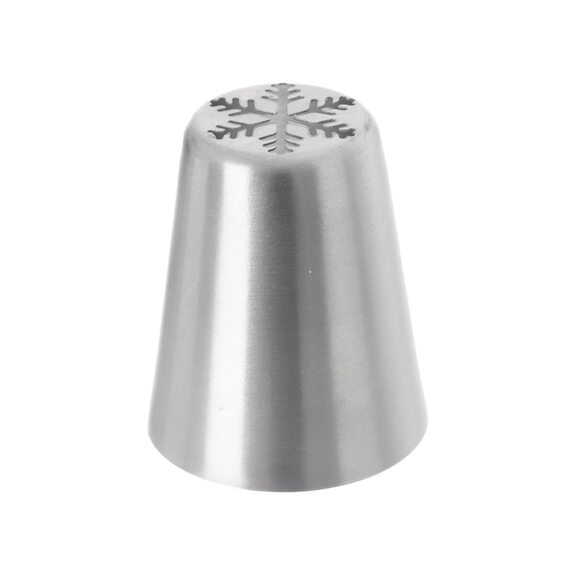 Špička nerez zdobicí Rus vločka 1 ks