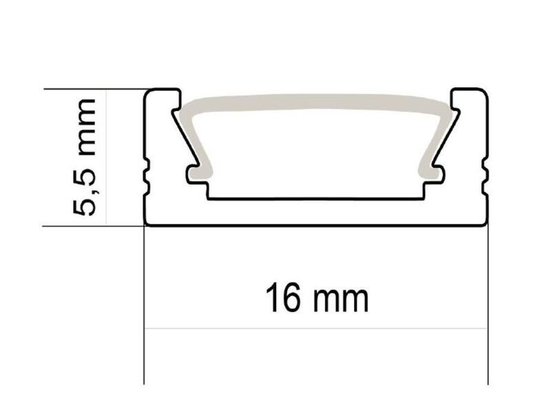 Profil WIRELI NORWAY ALU anod 2000mm (metráž)