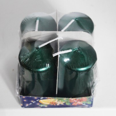 Svíčka Lis.Válec 40x80 S/4 LAK smaragd