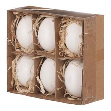 Vajíčko pravé, bílá barva VEL7126