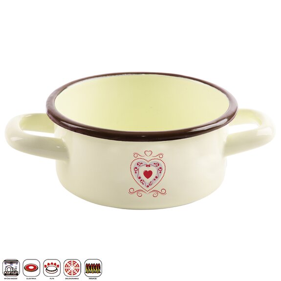 Kastrol smalt TONČA 0,6 l TM