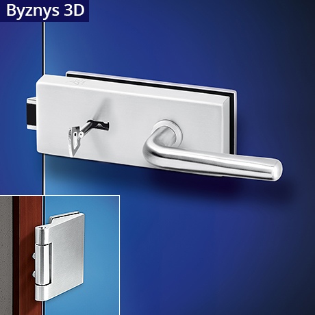 Sira Byznys HR kování na skleněné dveře