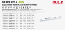 Zdroj napětí 12V 45W 3,75A IP20 SLIM GLP typ GTPC-45-12 S