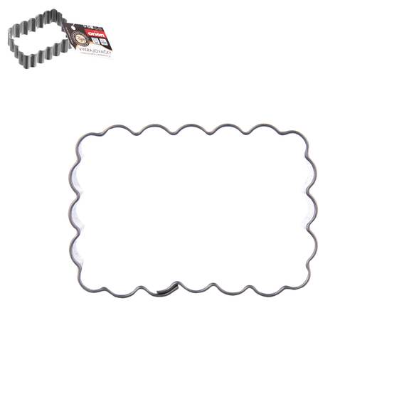 Vykrajovačka nerez obdélník vlnka