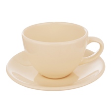 Hrnek ker.+podšálek ALFA 0,25 l krémová