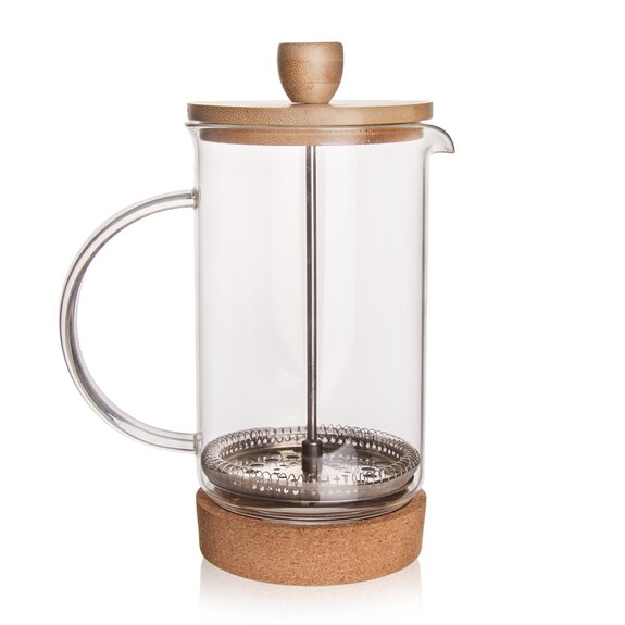 Konvice borosil. sklo/bambus french press Cork 0,75 l