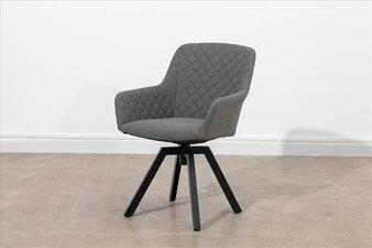 Luxusní otočné zahradní křeslo Paris Lika-Tex(R) - šedé