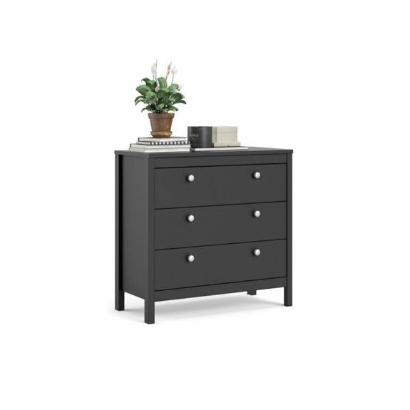 Komoda Real 3s černá