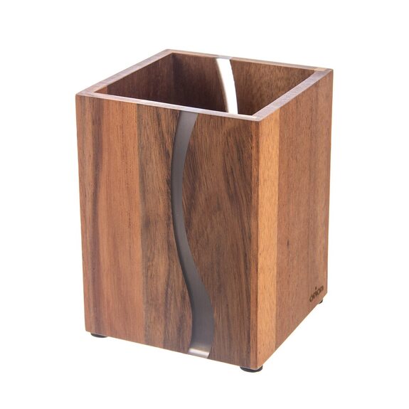 Stojan na kuchyňské náčiní akácie/resin RIVER