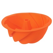 Forma silikon bábovka flower pr. 23,5 cm oranžová