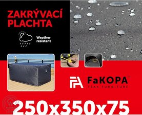 Krycí plachta III - 250x300x75 cm