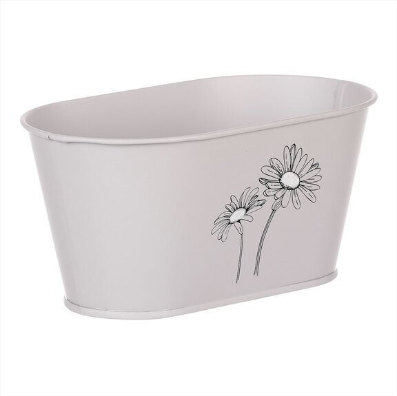 Truhlík kovový, šedivá barva.