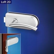 Pipa Loft OV kování na skleněné dveře