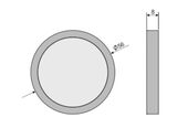 LED svítidlo bodové WIRELI 1,6W 80lm 56x8mm bílá studená