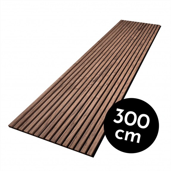 Dekorační obkladový SLAT panel akustic Ořech 300