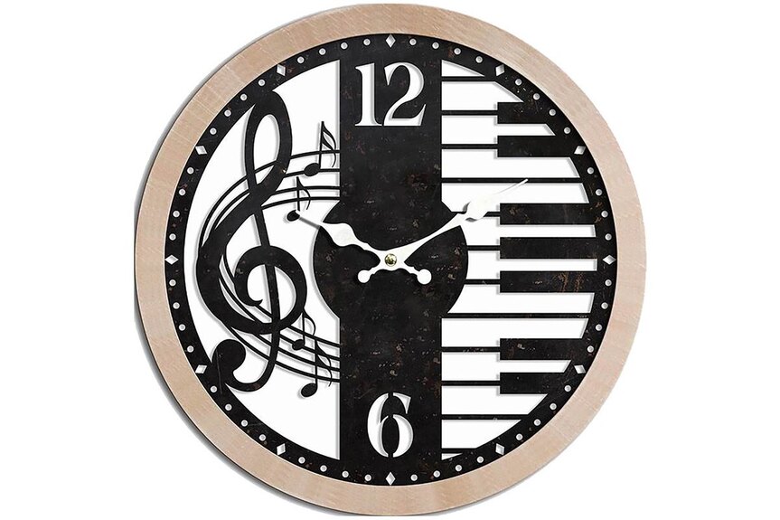 Hodiny HA1618 nástěnné, MDF a kov, 60cm