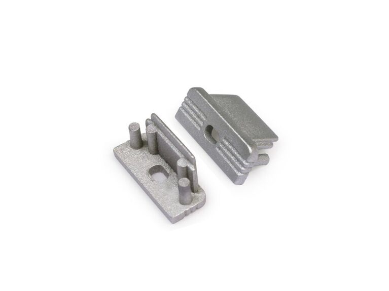 Koncovka WIRELI SURFACE10 stříbrná s otvorem, pár