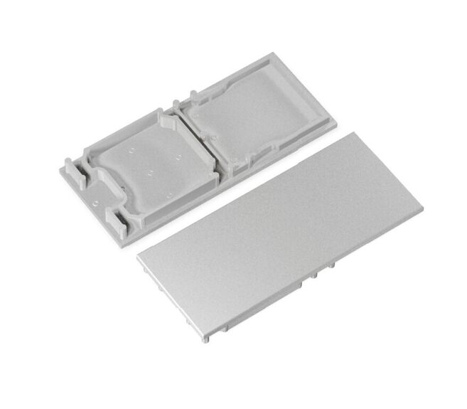 Koncovka WIRELI COMBO30-01 E9 stříbrná, pár