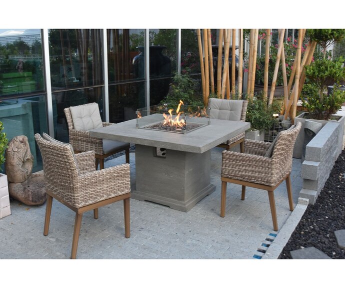 Jídelní stůl s ohništěm BIRMINGHAM