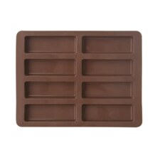 Forma silikon na müsli tyčinky 8 hnědá