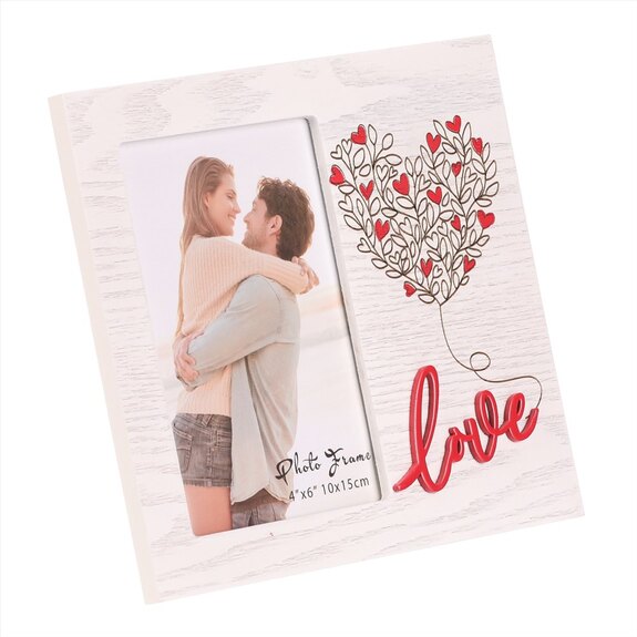 Fotorámeček FOT2005 - pro rozměr 10 x 15 cm, MDF, zamilovaní