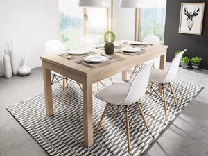 Stůl Falco Aspen 120x80cm, rozklad + 40 cm dub sonoma